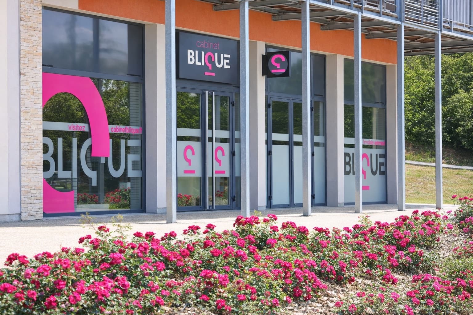 Façade du Cabinet Blique, agence immobilière à Nancy et en Lorraine